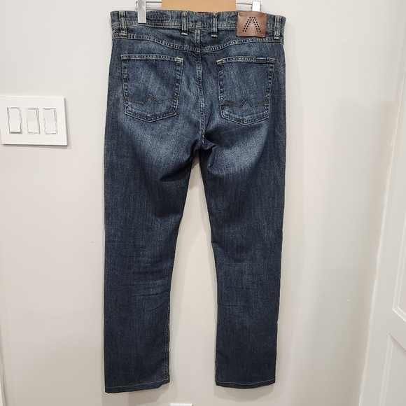 ALBERTO Jeans T400 Blue Stone Modern Fit Soft Wear Denim 34x36 Actual 34X31 - Picture 3 of 12